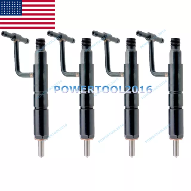 4 pcs Fuel Injector 8944422250 for Isuzu 4JB1 Mustang Bobcat Skid Steer Loader