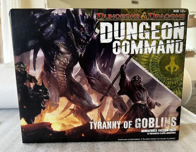 D&D Dungeon Command TYRANNY OF GOBLINS Miniatures Skirmish Board Game Complete