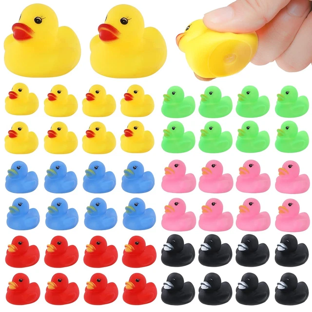 Rubber Duck Bath Toys 50PCS Mini Ducks Bulk for Kids Baby Shower Birthday Par...