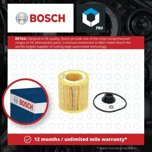 Oil Filter fits BMW Z4 E89 2.0 11 to 16 N20B20A Bosch 11427640862 11427953125