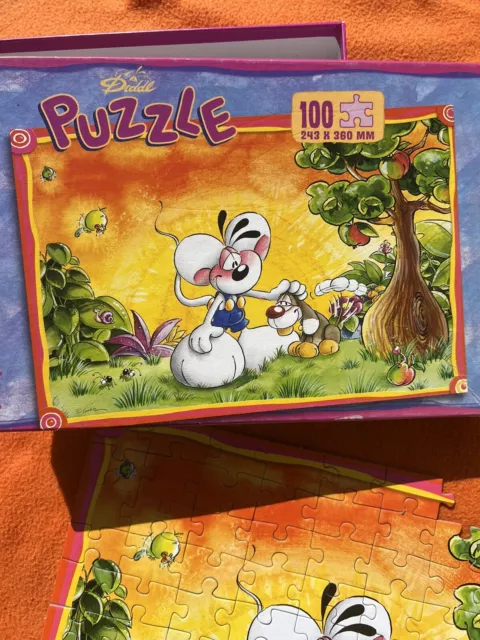 Original Diddl Maus Puzzle 100 Teile 24 x 36 cm in OVP  90er rar