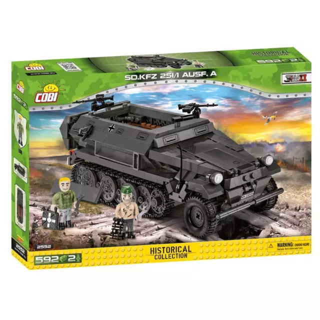 COBI Klemmbausteinset SD.KFZ. 251/1 Ausf. A, World War 2 Kunststoff 593 Teile