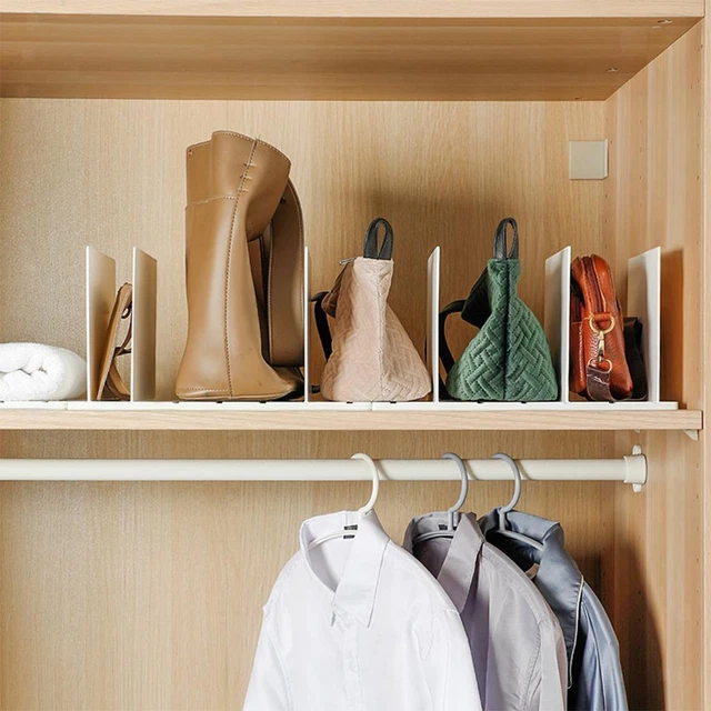 Samuliy Divisori in legno per armadio per bambini, 7 divisori a forma di, organizer per vestiti per bambini, organizer per bambini per mesi, divisori