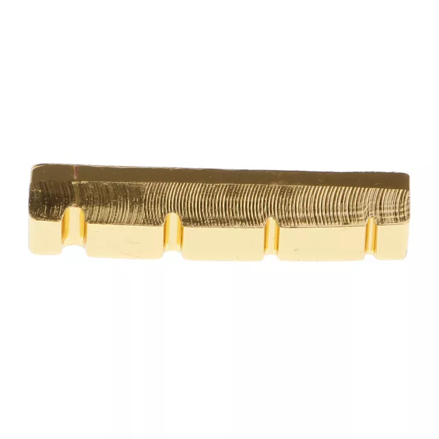 Guitar Bridge Nut Slotted Brass 42x6mm for 4-String Electric Bass Accessory 2