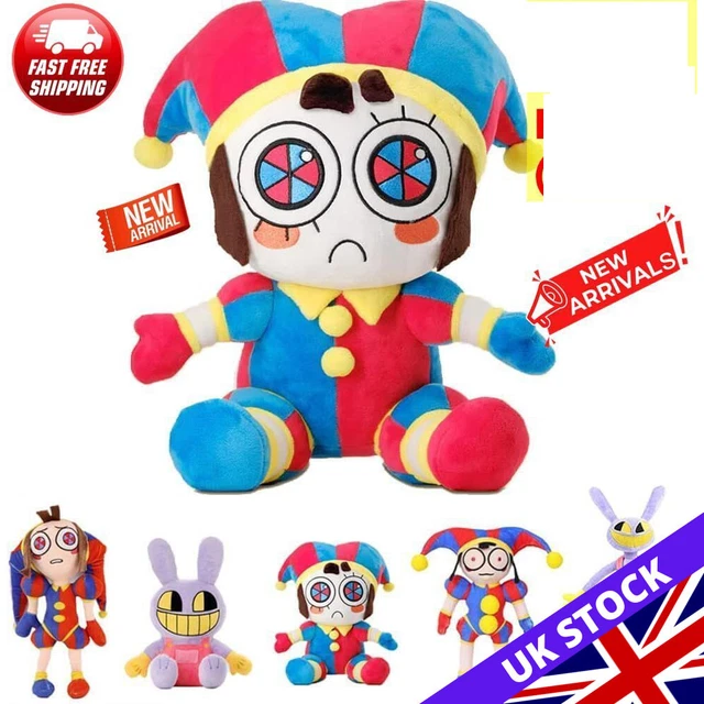 THE AMAZING DIGITAL Circus Plush Clown Toy Anime Jax Pomni Soft Stuffed