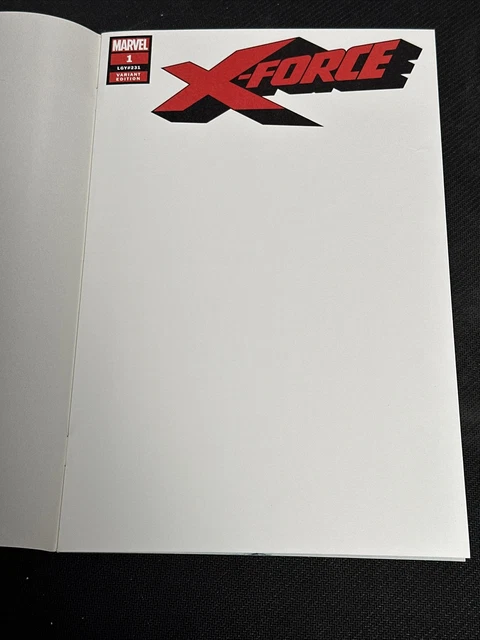 X-Force #1 Marvel Comics 2018 Series Blank Cover Variant NM-