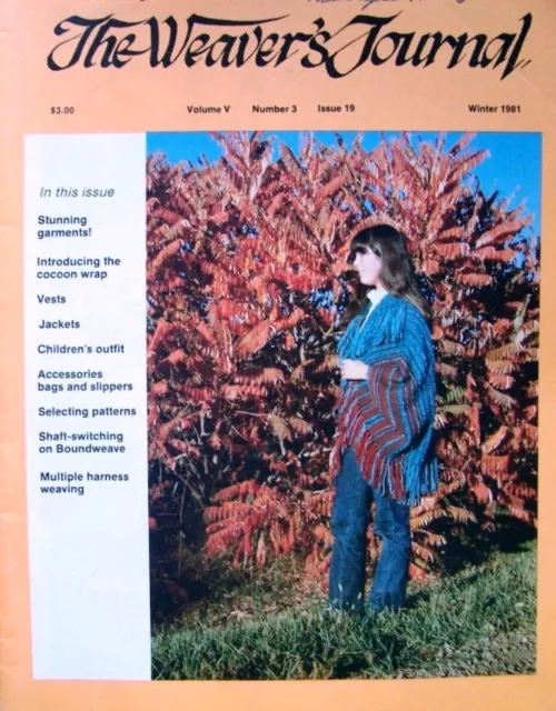 Weaver's Journal 19 Boundweave Color & Weave Twill Derivatives Pattern Projects