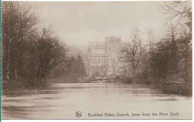 11 Superb Old Postcards - Buckfast Abbey - Devon C.1925 3