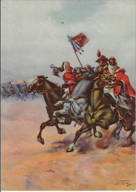 Carte Postale Voyagée – Gruppo Carabinieri Reali Della Libia Orientale – Époque Coloniale