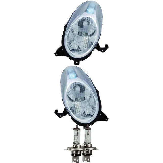 Johns Scheinwerfer Set Für Nissan Micra K12 2003-2005 - H4 Links & Rechts