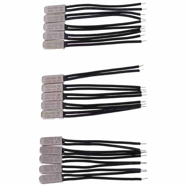 5 pz KSD9700 gradi Celsius interruttore temperatura controllo termostato 5A 250 V*t~