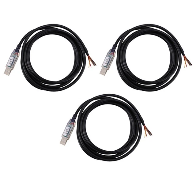 3x 1,8 m estremità filo lunga, cavo USB RS485-WE-1800-BT, USB-RS485 seriale per S2N8