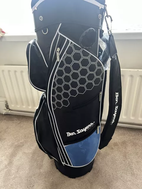 Ben sayers M8 golf cart bag new with rain cover