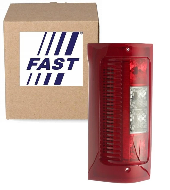 Feu Arrière Gauche Pour Fiat Ducato / Citroën Jumper / Peugeot Boxer (2006-2014) - Feu Stop Et Clignotant, Couleur Blanc/rouge, En ABS étanche