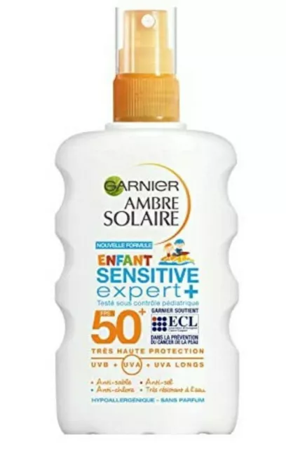 AMBRE SOLAIRE GARNIER resisto enfant IP50 + , 200ml