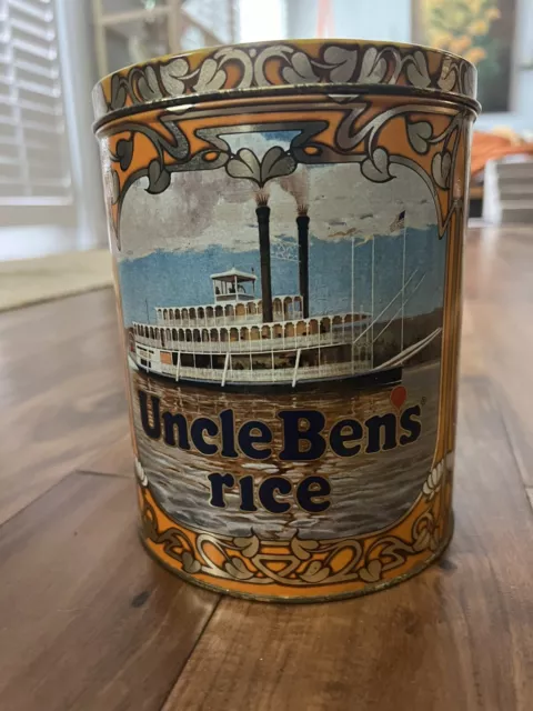UNCLE BEN'S RICE 40th Anniversary Limited Edition Canister Tin Vintage ...
