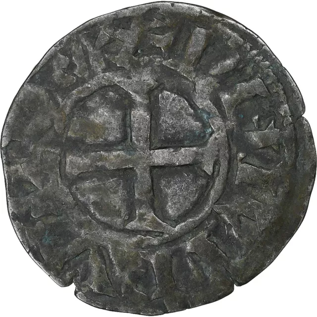 [#1271947] Francia, Philip II, Denier Tournois, 1180-1223, Saint-Martin de Tours