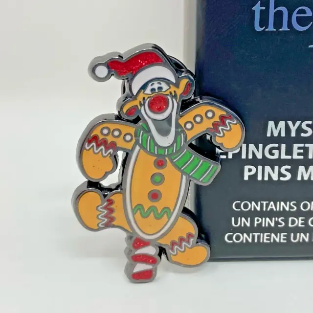 Loungefly Disney Winnie the Pooh Gingerbread Tigger Holiday Box Enamel Pin