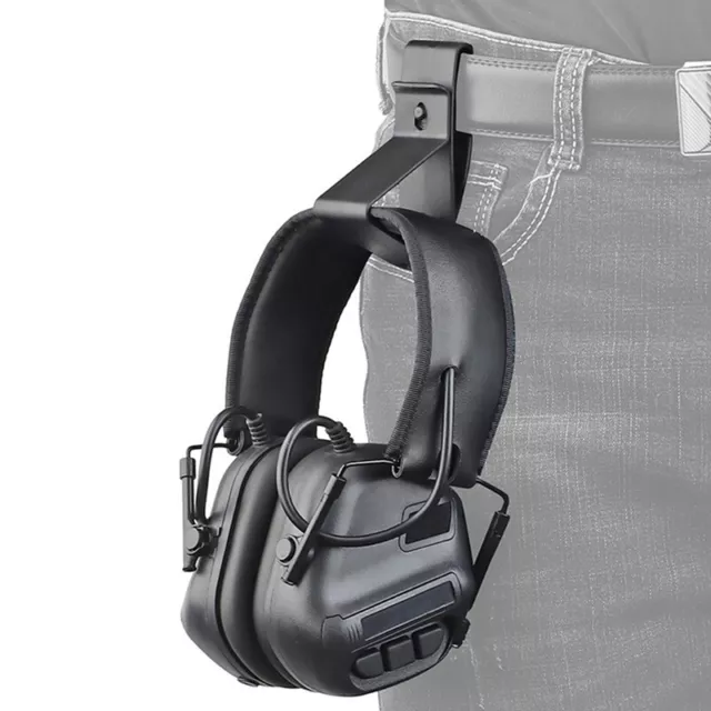 Tactical Headset Hang Buckle Hook Clip Clamp for belt MOLLE Girdle Quick HoldRI