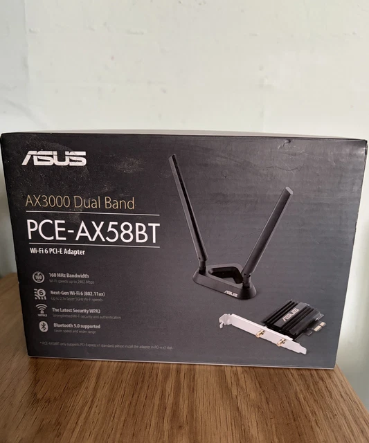 ASUS PCE-AX3000 FI-FI 6 PCIe Adapter Wi-Fi 6 PCIE Network Card Retail ...