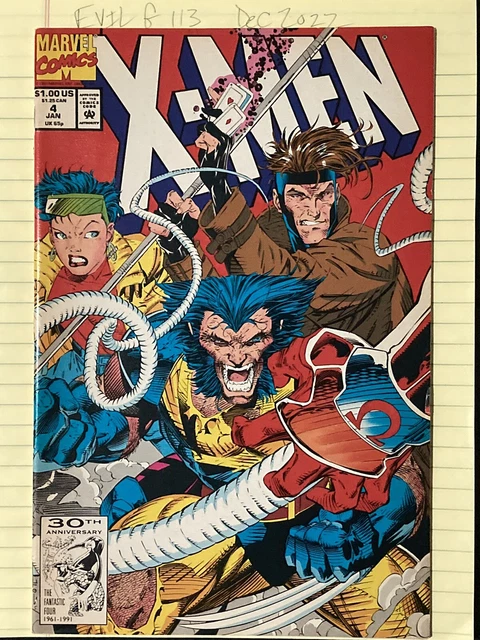 X-MEN #4 MARVEL COMICS 1992 1ST OMEGA RED, Jan 1992