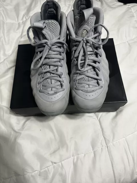 NIKE AIR FOAMPOSITE One Wolf Grey Suede Size 11 2015 180.00 PicClick