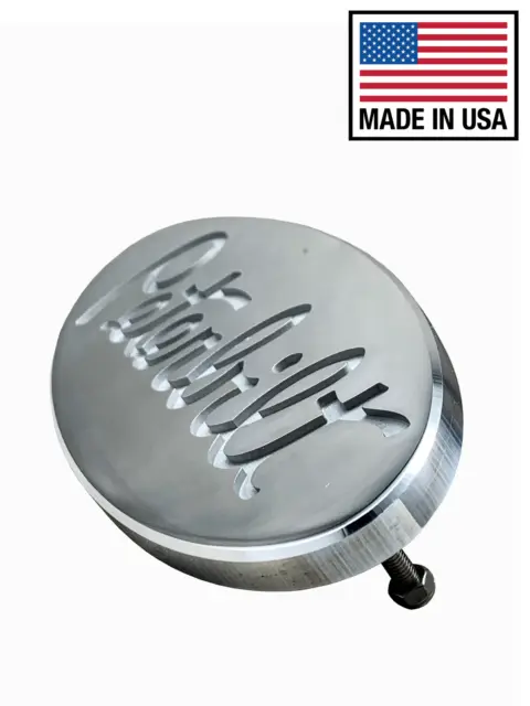 Peterbilt Logo Name Emblem Plate Custom CNC Aluminum Hood Side Grille Fender