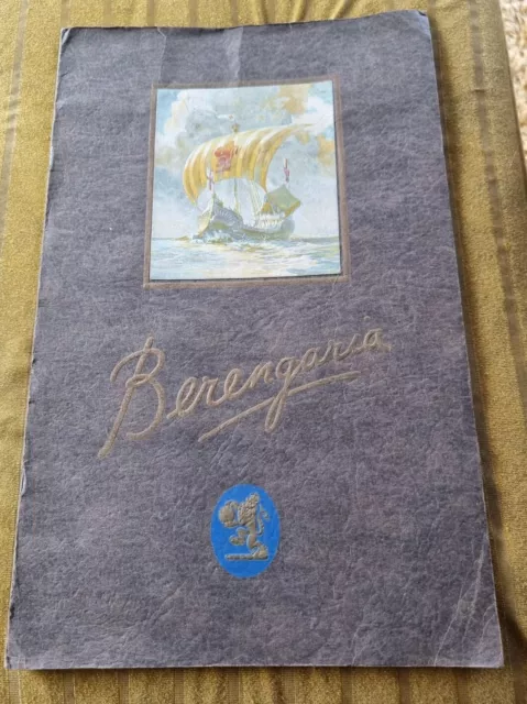 1920's R.M.S. Berengaria Oversized Brochure