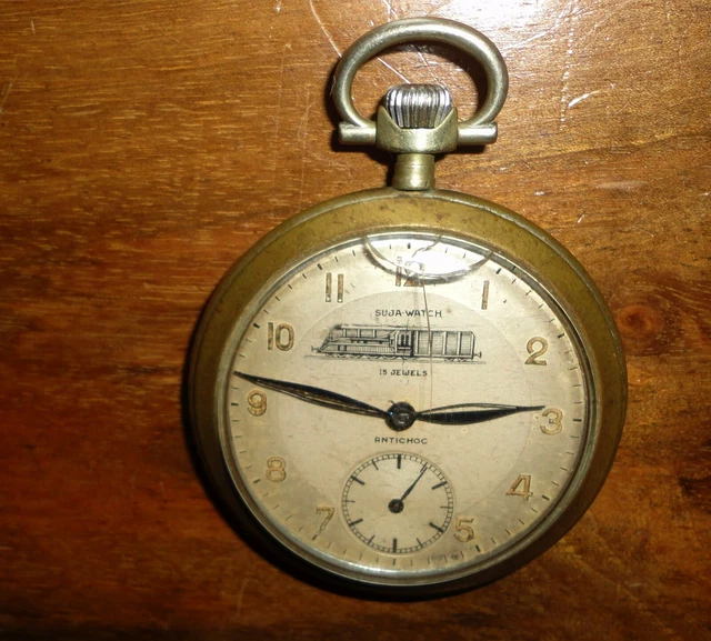 Montre Gousset Ancienne Chronomètre Locomotive - Prévoir Révision, Vintage