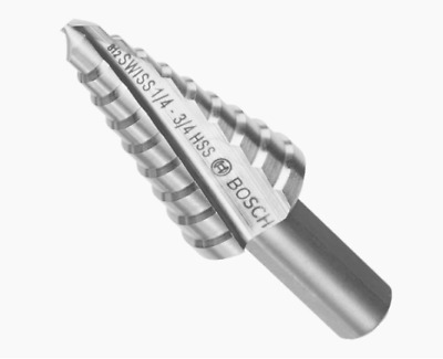 Bosch 1/4" - 1/3" High-Speed Extreme Performance Steel Turbo Step Drill Bit SDC3