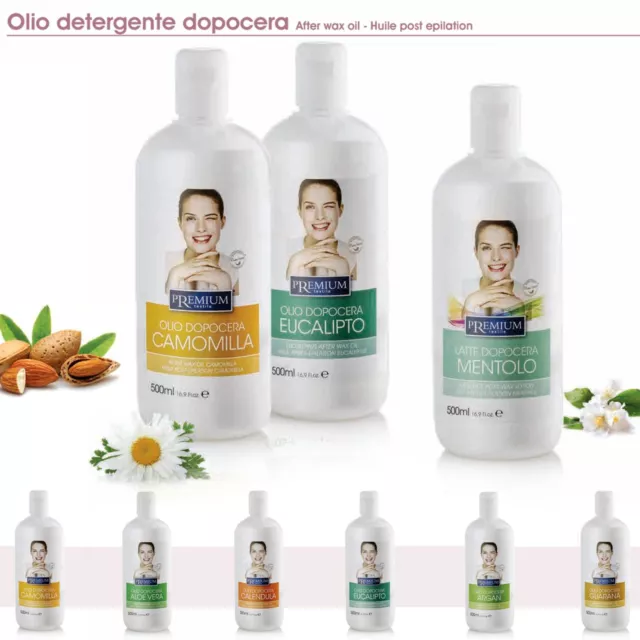 Olio Dopocera 500 Ml Premium By Xanitalia  Post Depilazione Ceretta Depilatoria