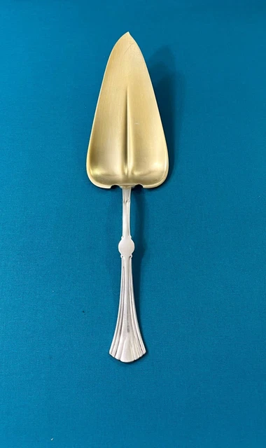 Pelle à Tarte Art Nouveau En Métal Argenté - Cuisine Vintage