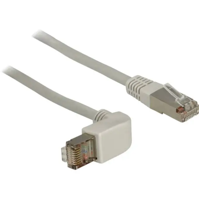 Delock 83515 RJ45 Câble réseau, câble patch CAT 5e S/FTP 1.00 m gris 1 pc(s)