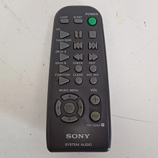 Télécommande SONY RM-DM29 D'origine Pour Minidisc Walkman - Connectique Jack 3.5mm - Occasion Très Bon état