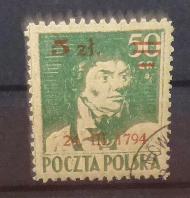 Briefmarken Polen: "150. Jahrestag des Koscsuszko-Aufstandes" (1945)