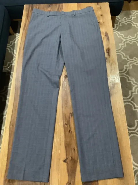 PERRY ELLIS PORTFOLIO Flex Stretch Pants Men's 32x32 Blue/Gray ...