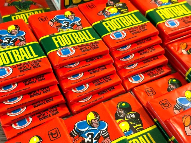 1980 Topps Football Wax Packs - Guaranteed Unopened - Price per Pack