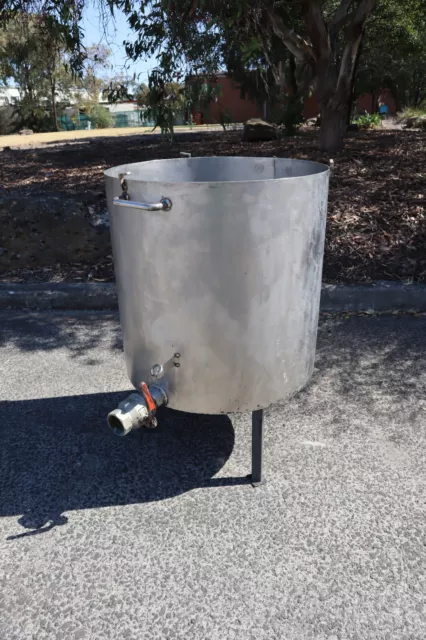 Open Top Stainless Steel Tank - 180L