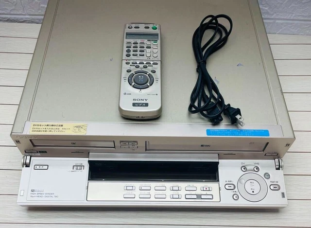 【動作品/ダビングOK】WV-DR7 DV MiniDV S-VHS SONY SONY WV-DR7 DV/miniDV/S-VHS Wビデオデッキ 動作品⁄ダビングOKWV-DR7