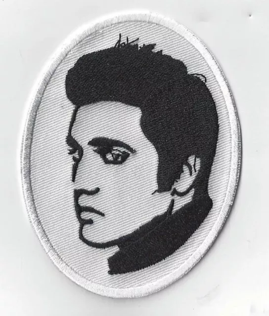 4 INCH ELVIS   IRON ON  or SEW ON EMBROIDERED PATCH BUY 2 GET 3  of these