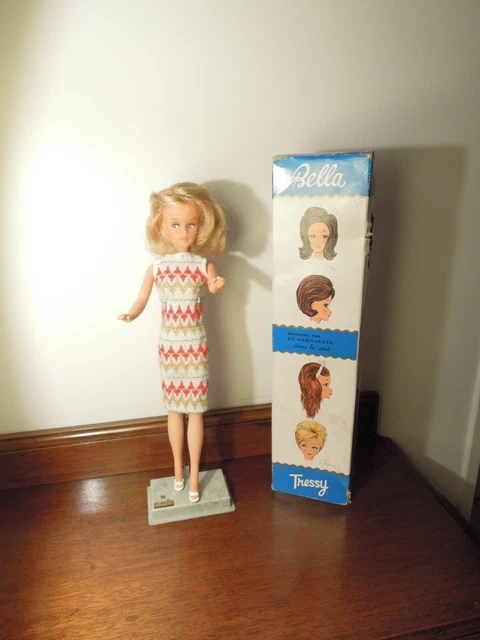 Poupée Tressy Bella American Character brunette châtain jambes raides