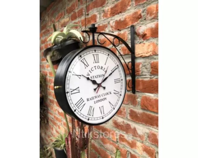 Railway Clock Wall Clock Home & Office Decor Victoria 1747 London Sta 3