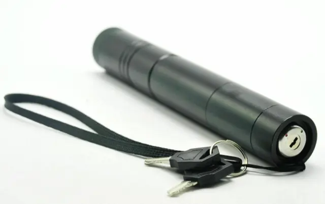 Focusable 980nm-150  Infra-Red IR Laser Pointer Torch Type w Safety Key 18650