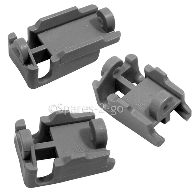 BOSCH GENUINE DISHWASHER Basket Upper Wheel Clips Clip Bearing Kit ...