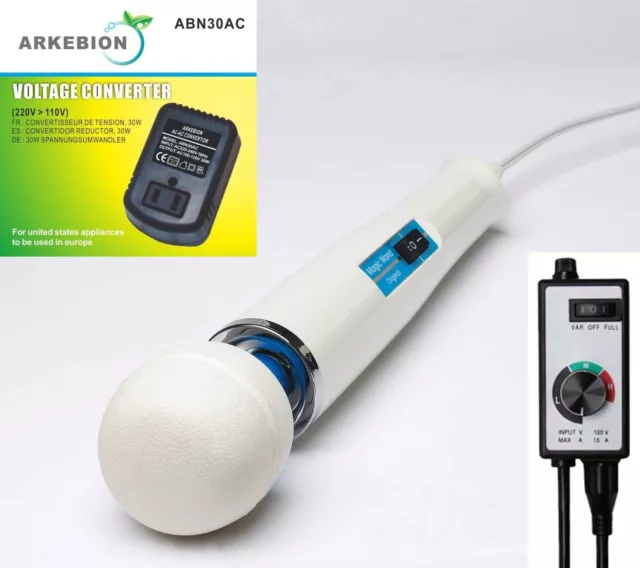 Hitachi Magic Wand Original HV260 Appareil de massage PACK-ARKEBION® 110v & 220v