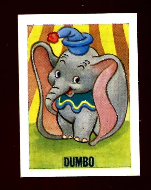 Vintage DISNEY Tobacco Card DUMBO Mickey's Sweet Cigarettes MINT