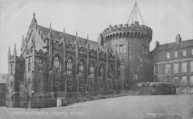 Dublin Castle Chapel Royal Dublin Rep Ireland Postcard