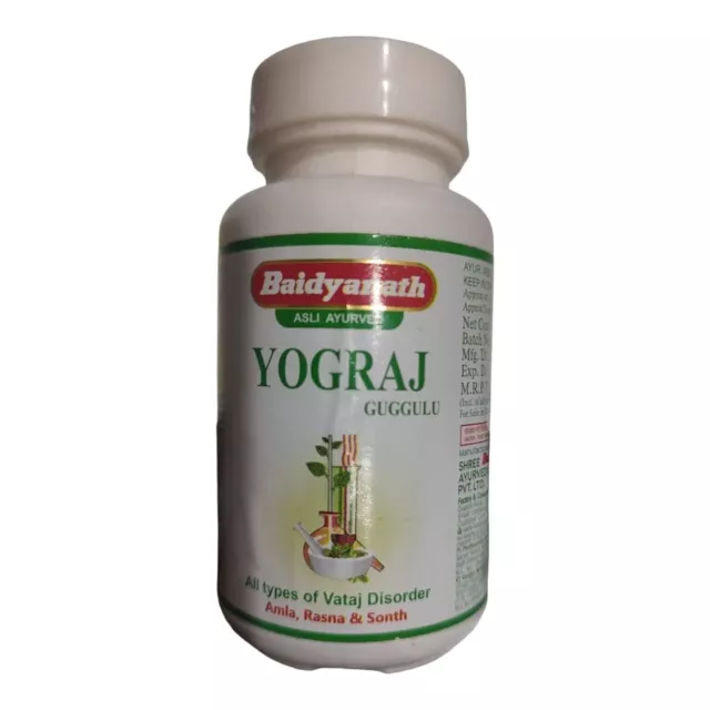 Baidyanath (Jhansi) Yograj Guggulu Rich in dietary herbs | 120 Tab X 1 Pack