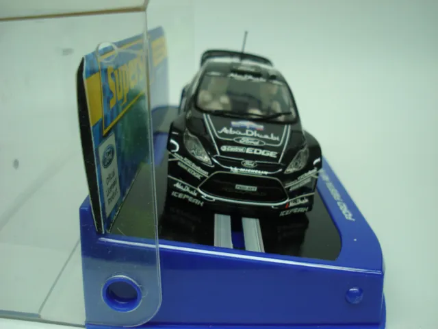 SUPERSLOT H3399 Scalextric Ford Fiesta RS WRC Abu Dhabi Latvala 1:32 Slot Raro 3