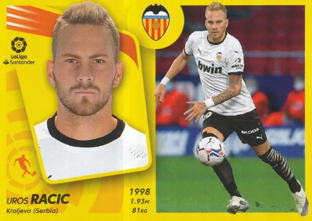 13 Uros Racic # Serbia Valencia.cf Sticker Panini Liga 2022